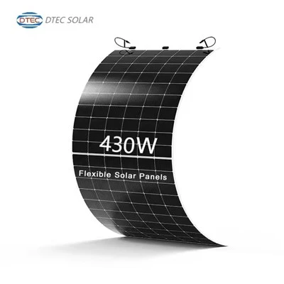430w fleksibelt solcellepanel med nanobelegg for bruk i hele spekteret